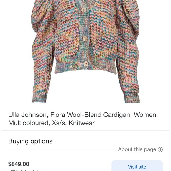 Ulla Johnson Fiora Knitted Cardigan - Picture 5 of 7